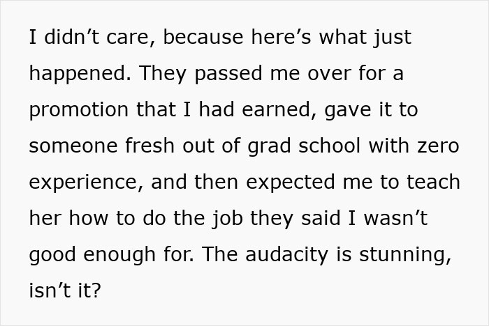 HR Dumbfounded When Employee Refuses To Train A New Employee For Free And Resists Firing