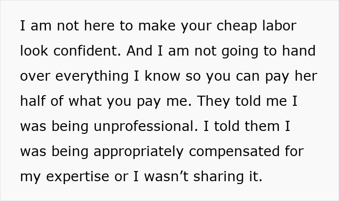 HR Dumbfounded When Employee Refuses To Train A New Employee For Free And Resists Firing