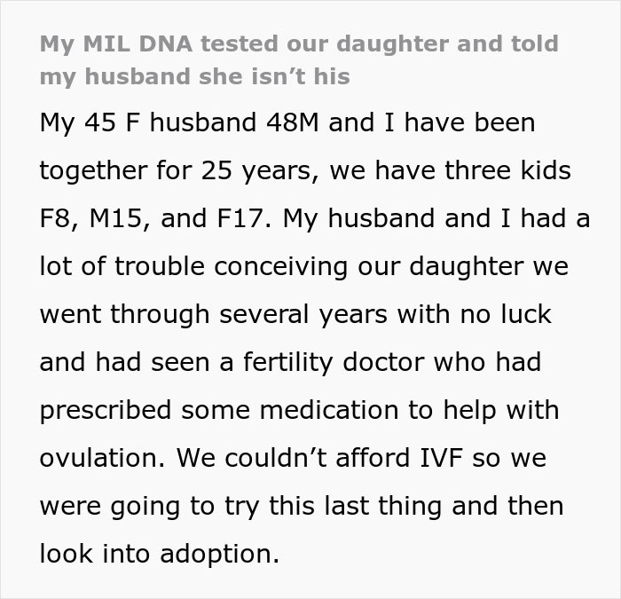 MIL Thinks She&rsquo;s Clever By Secretly DNA Testing Grandkid, Doesn&rsquo;t Expect Everyone To Turn Against Her