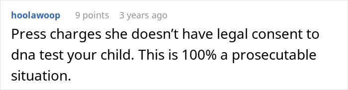 MIL Thinks She&rsquo;s Clever By Secretly DNA Testing Grandkid, Doesn&rsquo;t Expect Everyone To Turn Against Her