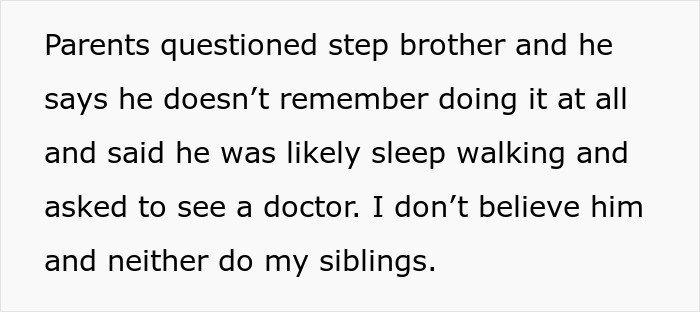Creepy Teen Comes Into Step-Sisters Room To Cut A Little Bit Of Her Hair, Parents Think It’s No Big Deal