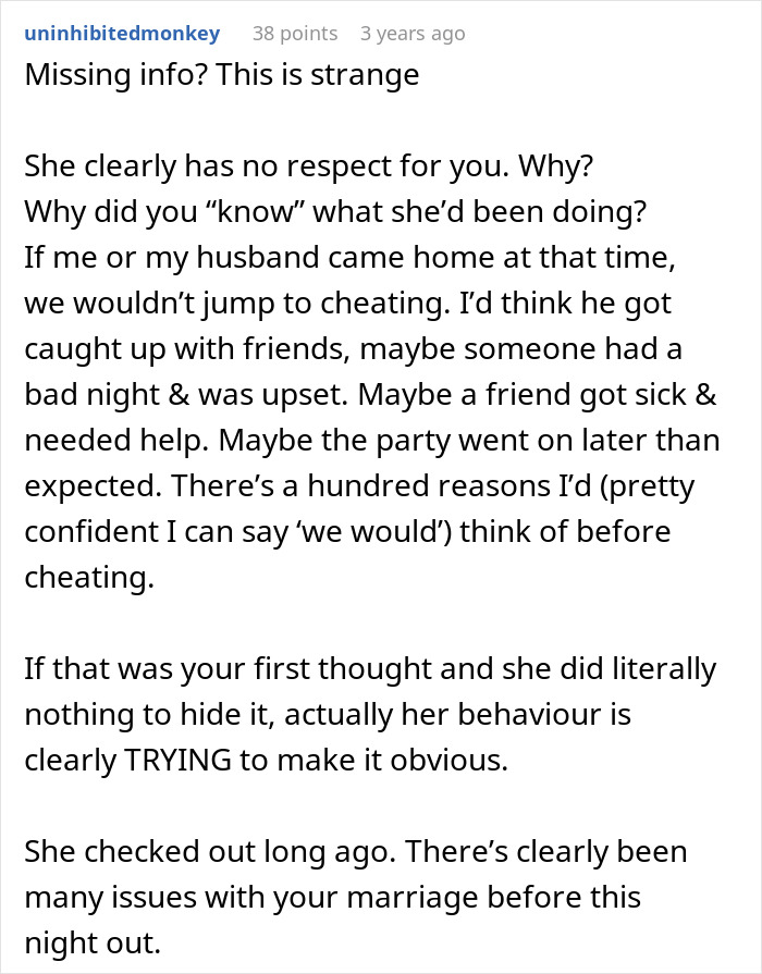 Woman Admits To Cheating Multiple Times For &ldquo;Variety,&rdquo; Husband Tells Her Parents Everything Then Leaves