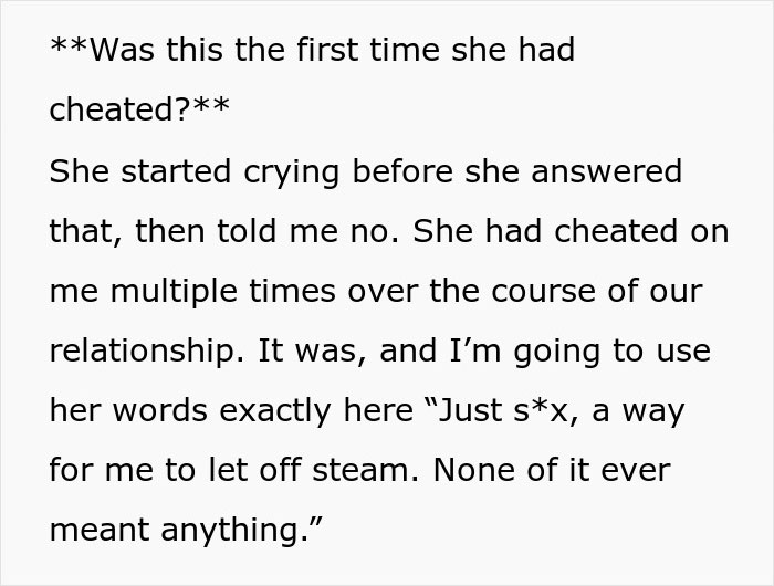 Woman Admits To Cheating Multiple Times For &ldquo;Variety,&rdquo; Husband Tells Her Parents Everything Then Leaves