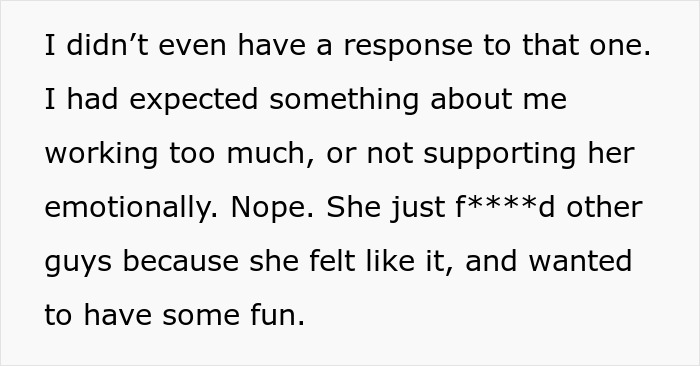 Woman Admits To Cheating Multiple Times For &ldquo;Variety,&rdquo; Husband Tells Her Parents Everything Then Leaves