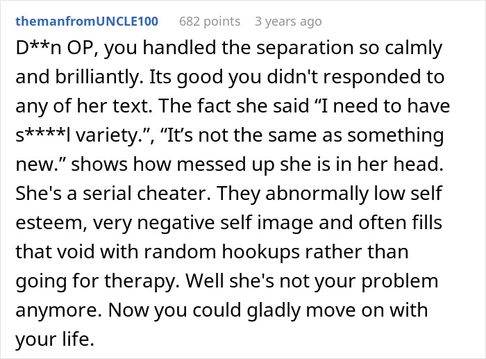 Woman Admits To Cheating Multiple Times For &ldquo;Variety,&rdquo; Husband Tells Her Parents Everything Then Leaves