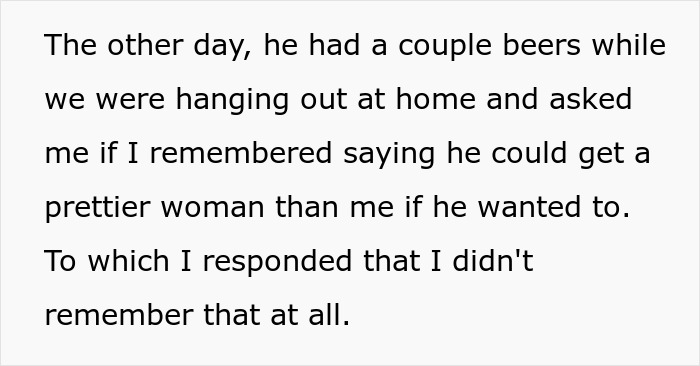 Wife Realizes Hubby “Downgraded” From Gorgeous To Kind, Crushed As He Says His Ex Was “Model Pretty” Wife Realizes Hubby “Downgraded” From Gorgeous To Kind, Crushed As He Says His Ex Was “Model Pretty”