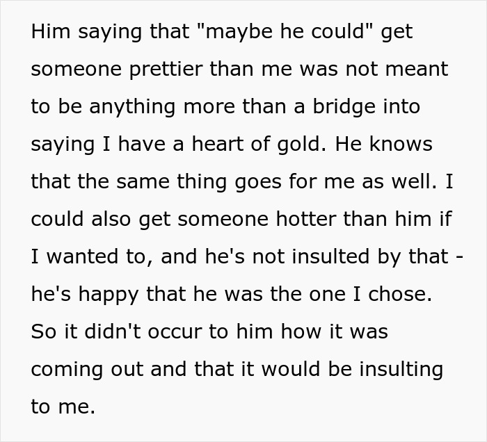 Wife Realizes Hubby “Downgraded” From Gorgeous To Kind, Crushed As He Says His Ex Was “Model Pretty” Wife Realizes Hubby “Downgraded” From Gorgeous To Kind, Crushed As He Says His Ex Was “Model Pretty”