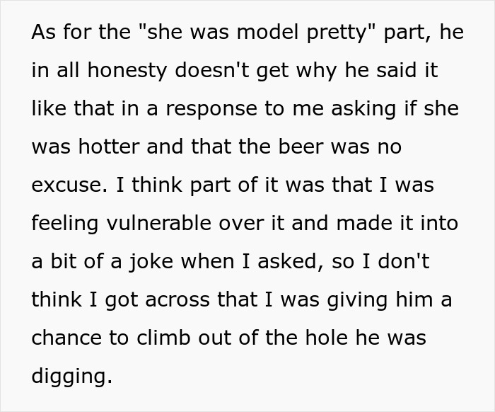 Wife Realizes Hubby “Downgraded” From Gorgeous To Kind, Crushed As He Says His Ex Was “Model Pretty” Wife Realizes Hubby “Downgraded” From Gorgeous To Kind, Crushed As He Says His Ex Was “Model Pretty”