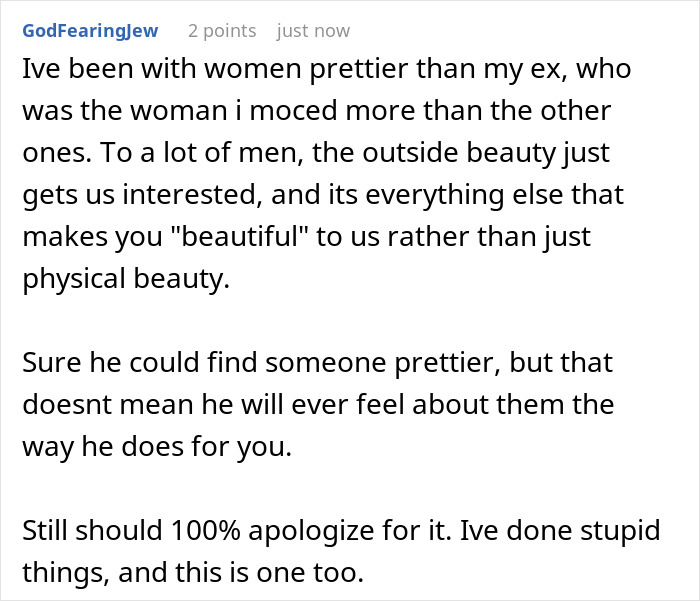 Wife Realizes Hubby “Downgraded” From Gorgeous To Kind, Crushed As He Says His Ex Was “Model Pretty” Wife Realizes Hubby “Downgraded” From Gorgeous To Kind, Crushed As He Says His Ex Was “Model Pretty”