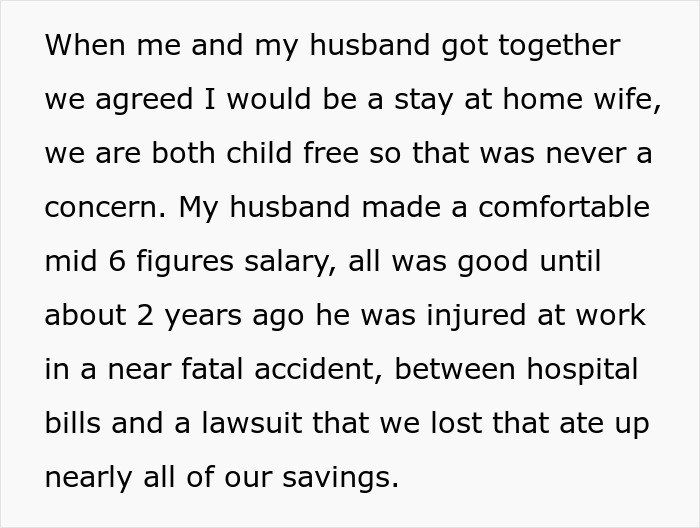 &ldquo;He Just Broke Down Sobbing&rdquo;: Man Hurt His SAH Wife Has $47k Stashed Away While He&rsquo;s Struggling