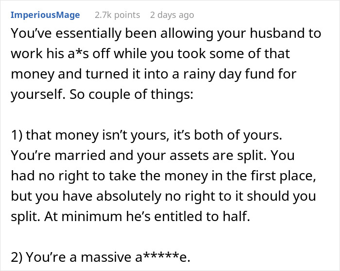 &ldquo;He Just Broke Down Sobbing&rdquo;: Man Hurt His SAH Wife Has $47k Stashed Away While He&rsquo;s Struggling