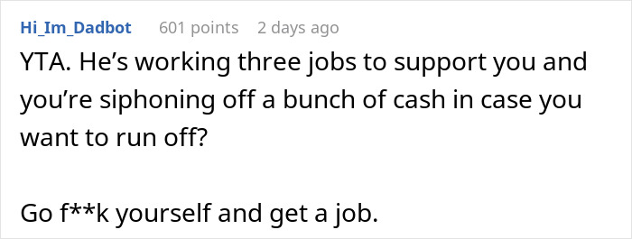 &ldquo;He Just Broke Down Sobbing&rdquo;: Man Hurt His SAH Wife Has $47k Stashed Away While He&rsquo;s Struggling