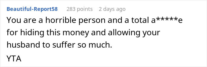 &ldquo;He Just Broke Down Sobbing&rdquo;: Man Hurt His SAH Wife Has $47k Stashed Away While He&rsquo;s Struggling