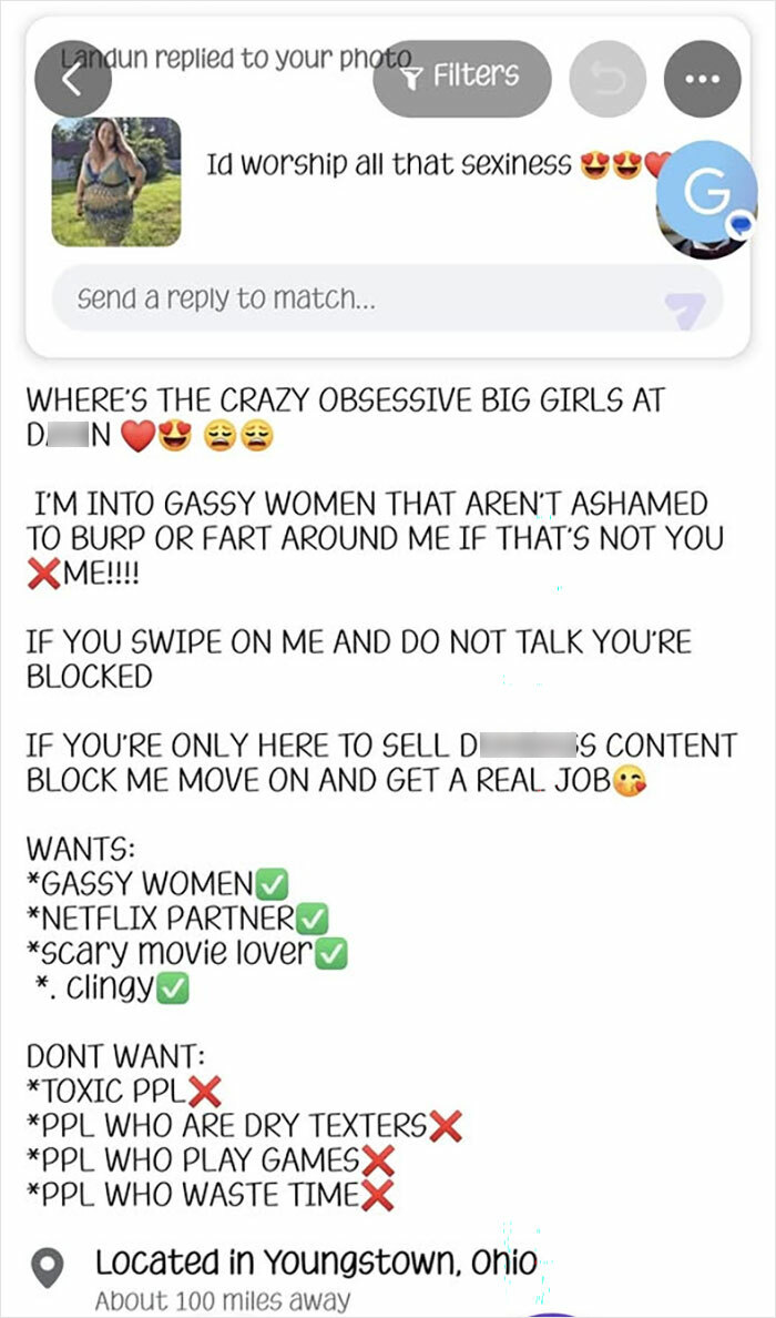 “Dating Profiles That Make You Cringe”: 87 Posts So Horrible You Might Never Want To Open A Dating App Again “Dating Profiles That Make You Cringe”: 87 Posts So Horrible You Might Never Want To Open A Dating App Again