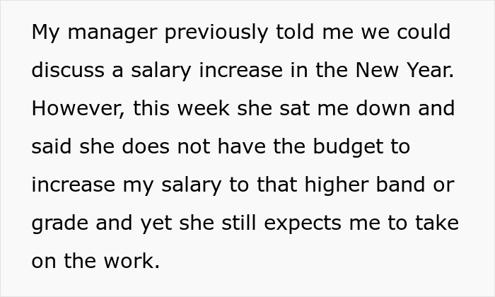 Manager Wants Woman To Take Over Coworkers Job With No Raise, She Decides To Make Their Life Harder