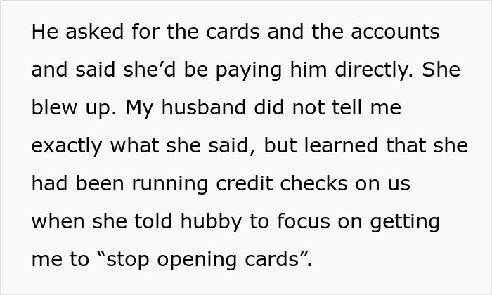 Toxic MIL Takes Out 4 Credit Cards In Son’s Name, Wife Devastated As She Leaves Him With $20K Debt
