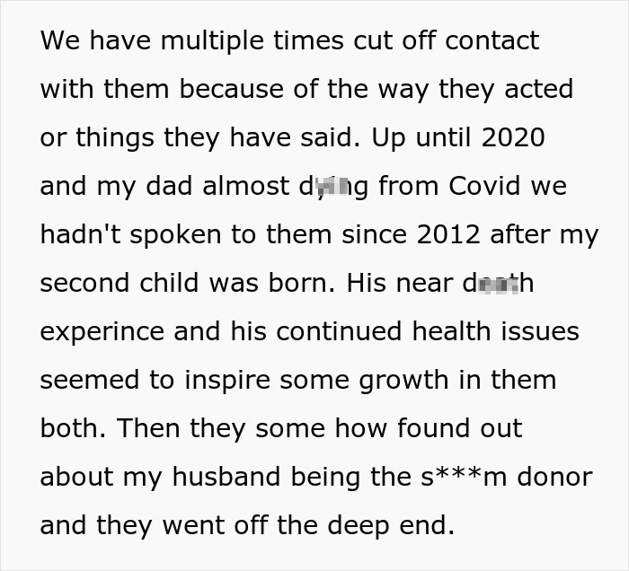 Conservative Parents Try To Ruin Daughter’s Life Because Her Husband Helped 2 Lesbian Couples Have Kids Conservative Parents Try To Ruin Daughter’s Life Because Her Husband Helped 2 Lesbian Couples Have Kids
