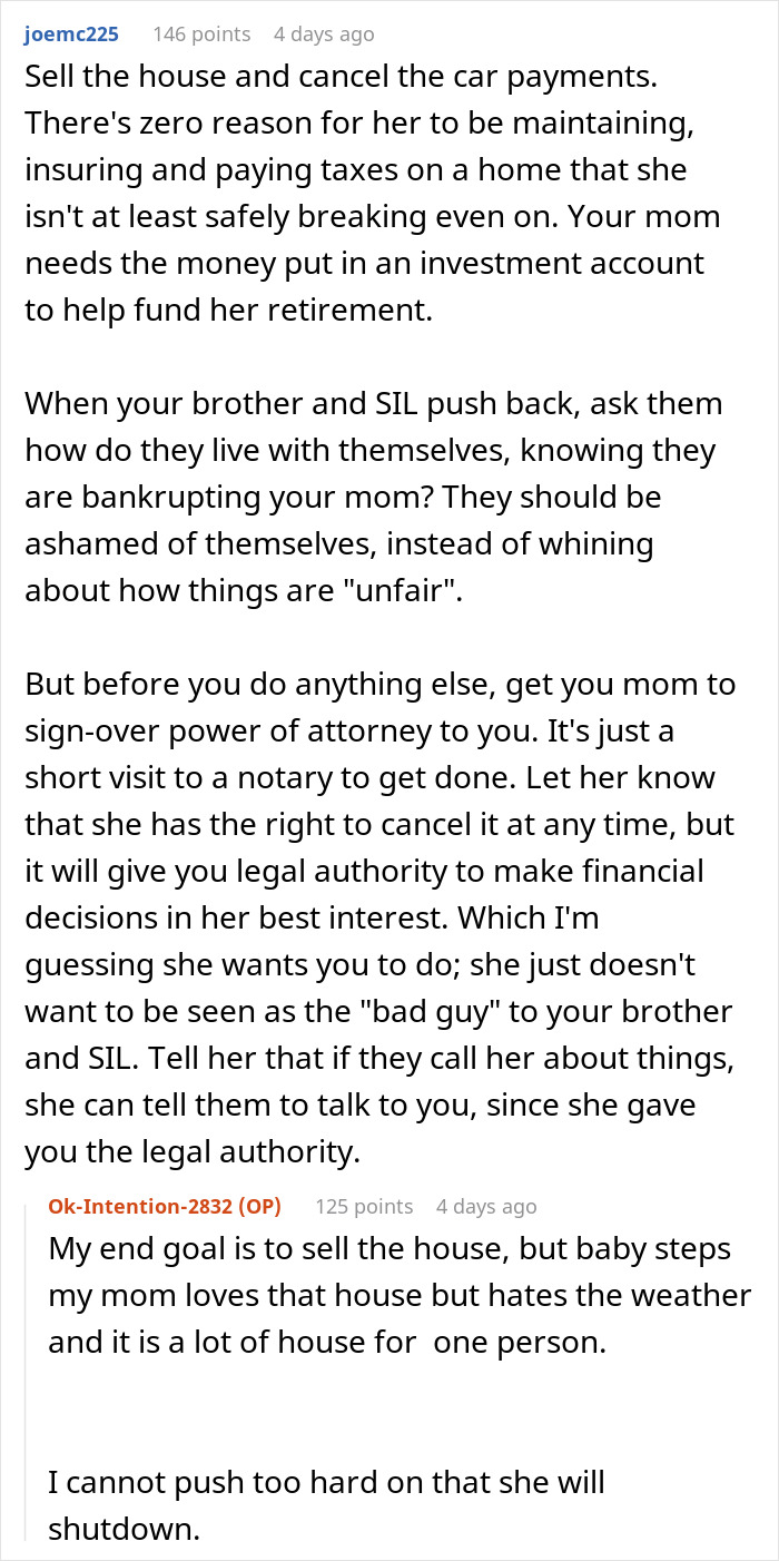 “Greedy And Entitled”: Family Expects Grandma To Support Them Financially So That Wife Can Be A SAHM “Greedy And Entitled”: Family Expects Grandma To Support Them Financially So That Wife Can Be A SAHM