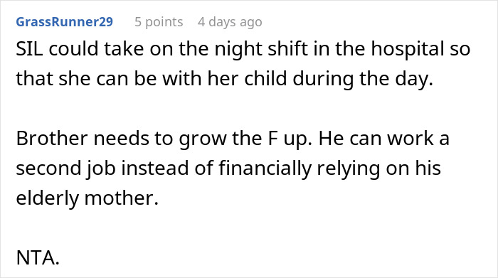 “Greedy And Entitled”: Family Expects Grandma To Support Them Financially So That Wife Can Be A SAHM “Greedy And Entitled”: Family Expects Grandma To Support Them Financially So That Wife Can Be A SAHM