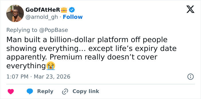 Creator Of World’s Most Profitable Adult Entertainment Platform Passes Away At 43 Sparking Heated Reactions