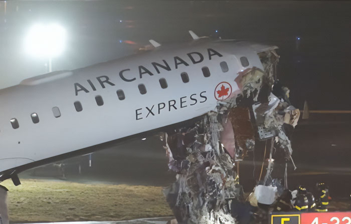Chilling Air Traffic Control Audio Released After Tragic Air Canada Plane Crash At LaGuardia Airport