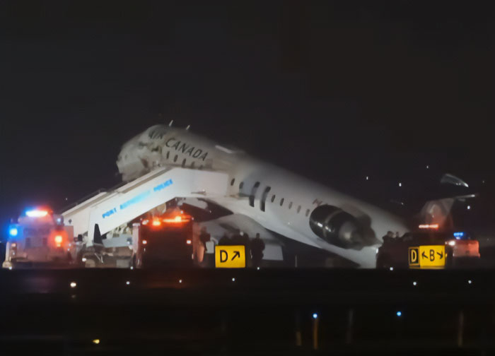 Chilling Air Traffic Control Audio Released After Tragic Air Canada Plane Crash At LaGuardia Airport