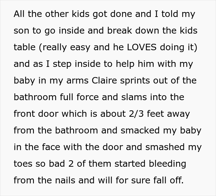 Violent Niece Injures A 6-Month-Old Baby, Enabler Family Ignores The Victim To Coddle The Brat Violent Niece Injures A 6-Month-Old Baby, Enabler Family Ignores The Victim To Coddle The Brat
