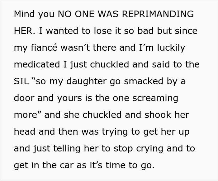 Violent Niece Injures A 6-Month-Old Baby, Enabler Family Ignores The Victim To Coddle The Brat Violent Niece Injures A 6-Month-Old Baby, Enabler Family Ignores The Victim To Coddle The Brat