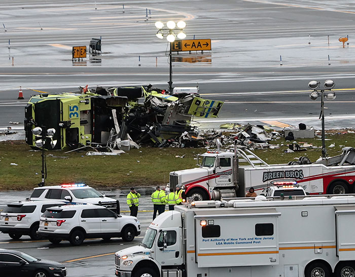Air Canada Flight Attendant Found In Horrifying Place After LaGuardia Crash