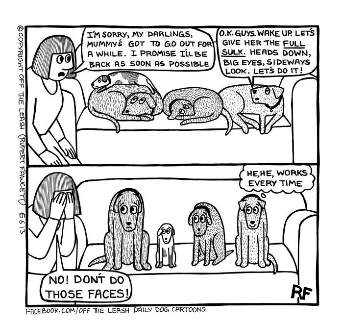 Living With Dogs Summed Up In 38 New Comics By &ldquo;Off The Leash&rdquo;