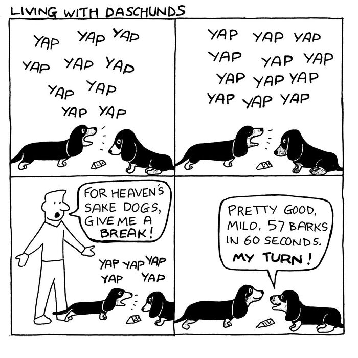 Living With Dogs Summed Up In 38 New Comics By &ldquo;Off The Leash&rdquo;