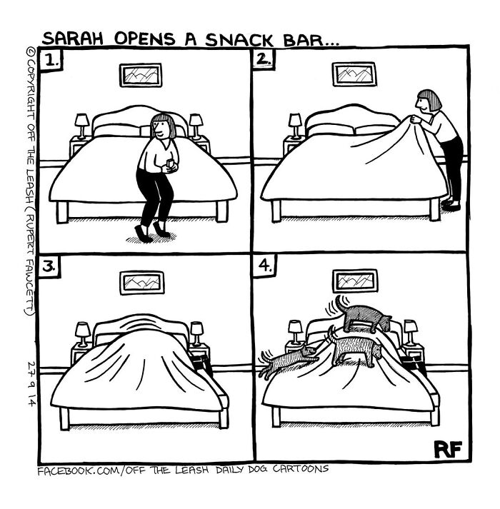 Living With Dogs Summed Up In 38 New Comics By &ldquo;Off The Leash&rdquo;