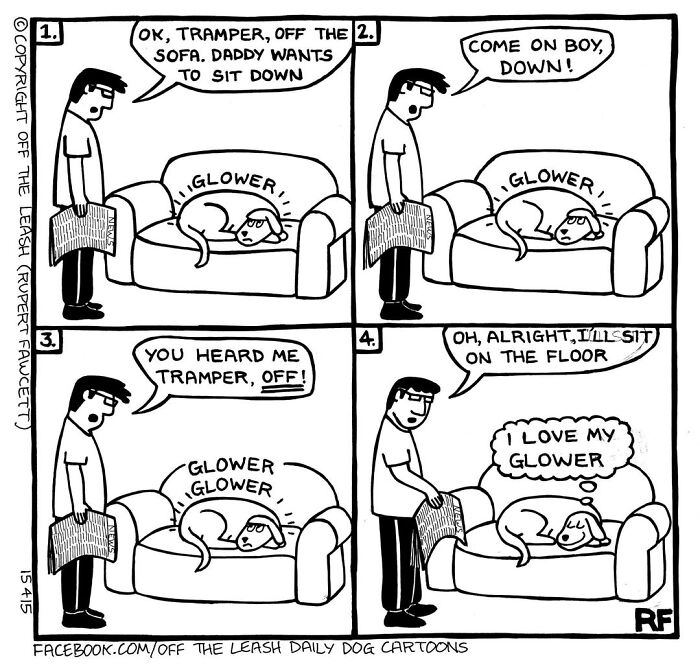 Living With Dogs Summed Up In 38 New Comics By &ldquo;Off The Leash&rdquo;