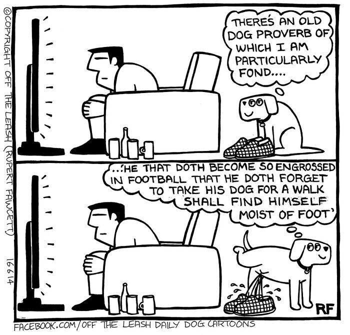 Living With Dogs Summed Up In 38 New Comics By &ldquo;Off The Leash&rdquo;