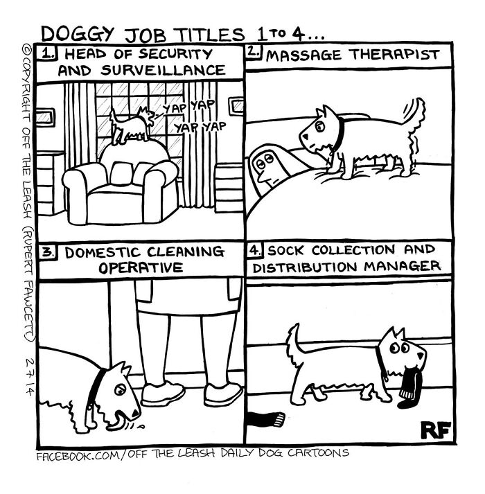 Living With Dogs Summed Up In 38 New Comics By &ldquo;Off The Leash&rdquo;