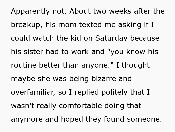 Woman Thought Breakup Meant Freedom, Gets Harassed To Watch Ex&rsquo;s Nephew Like Nothing Changed Instead