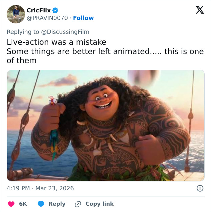“Needs To Be Fixed”: Fans Slam Disney As Dwayne Johnson In Moana Live‑Action Goes Viral For Odd Details