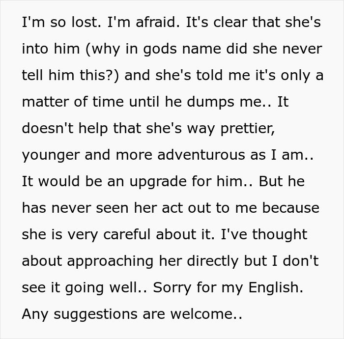 Woman Tries To Coexist With BF&rsquo;s Female Friend, Regrets Ever Starting This Relationship