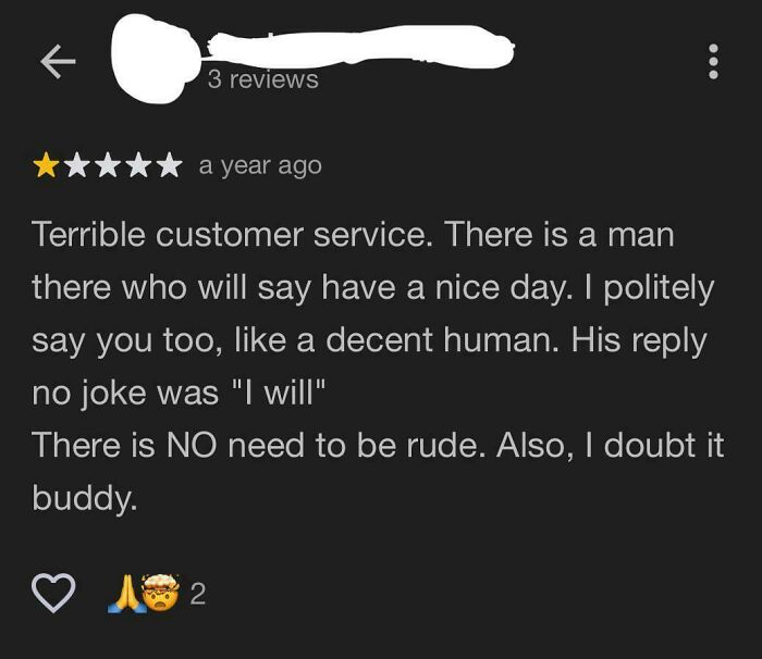 97 Absurd Reviews From Entitled People Who Clearly Don&rsquo;t Understand How The World Works (New Pics)