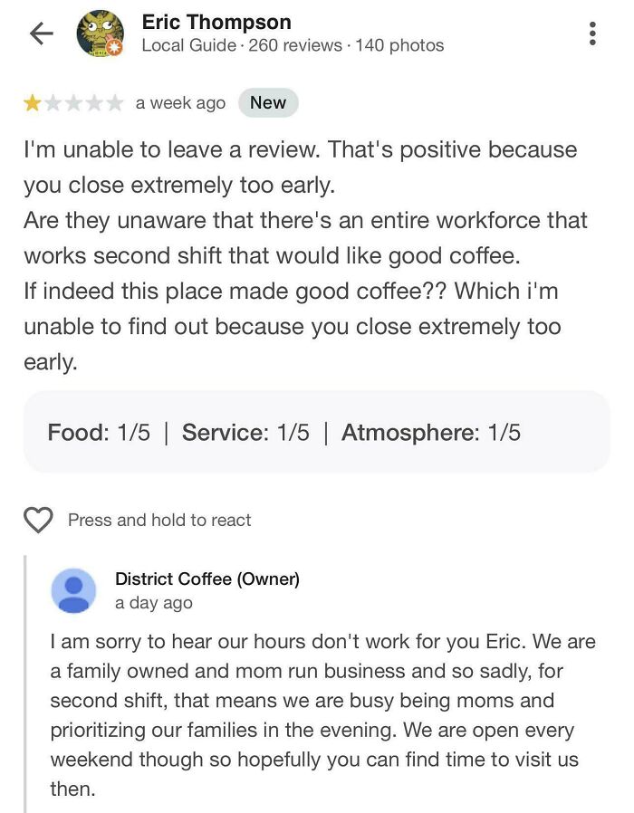 97 Absurd Reviews From Entitled People Who Clearly Don&rsquo;t Understand How The World Works (New Pics)