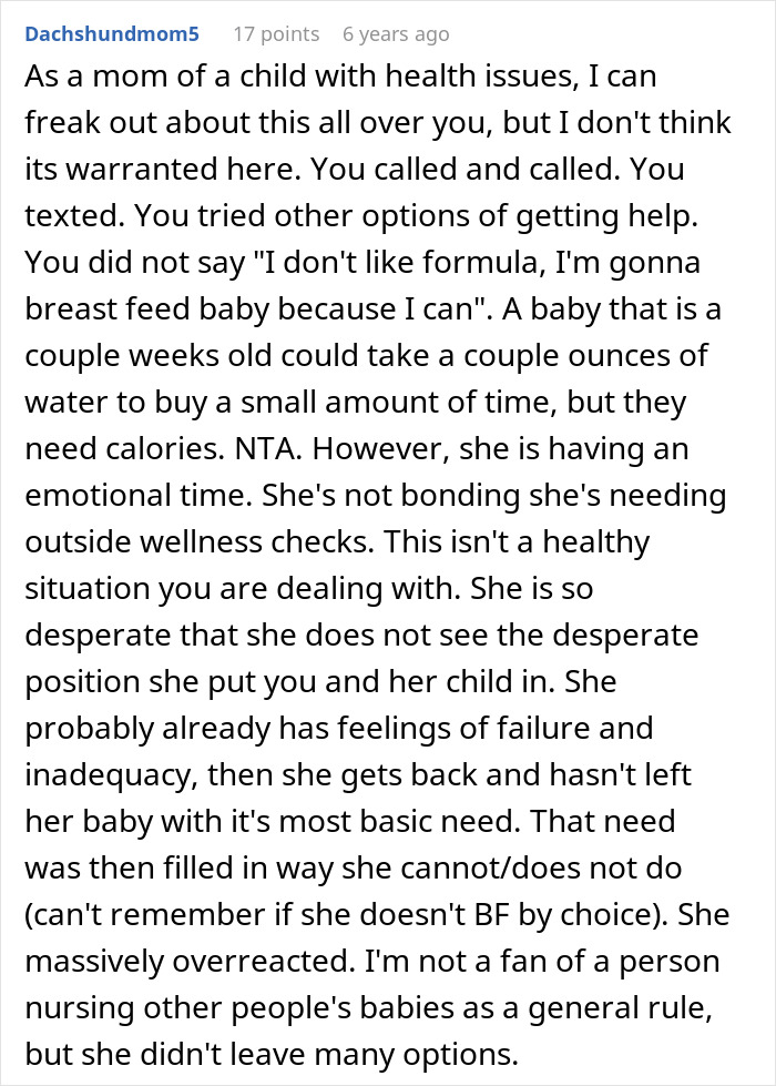 “A Very Odd Reaction”: Friend Breastfeeding Her Baby In Emergency Sends New Mom Into A Rage