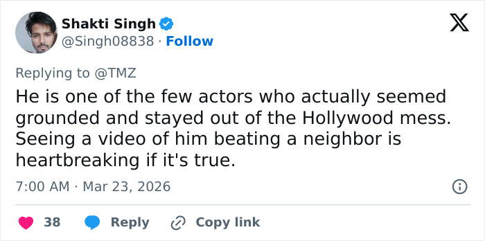 Neighbor In Fight With ‘Reacher’ Star Alan Ritchson Breaks Silence As Sources Dispute His Story