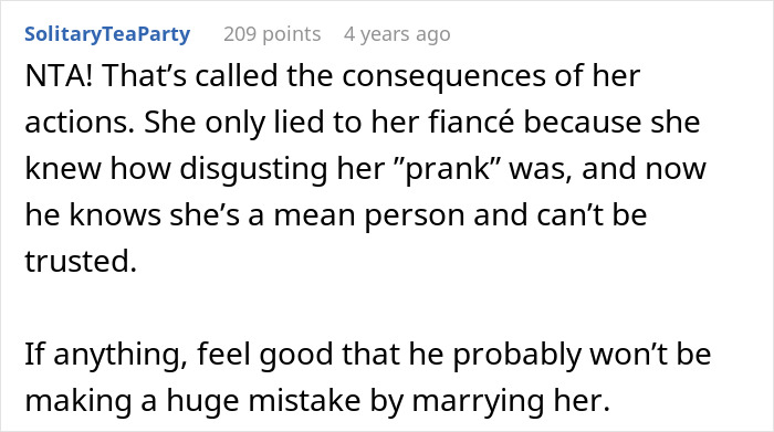Bride Decides To Prank A 15-Year-Old With A Cruel And Horrible Prank, Shocked Family Calls Her Out On It