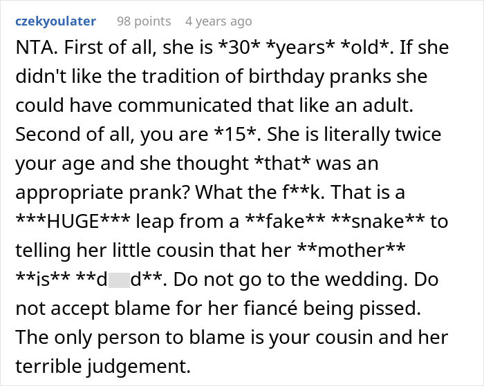 Bride Decides To Prank A 15-Year-Old With A Cruel And Horrible Prank, Shocked Family Calls Her Out On It