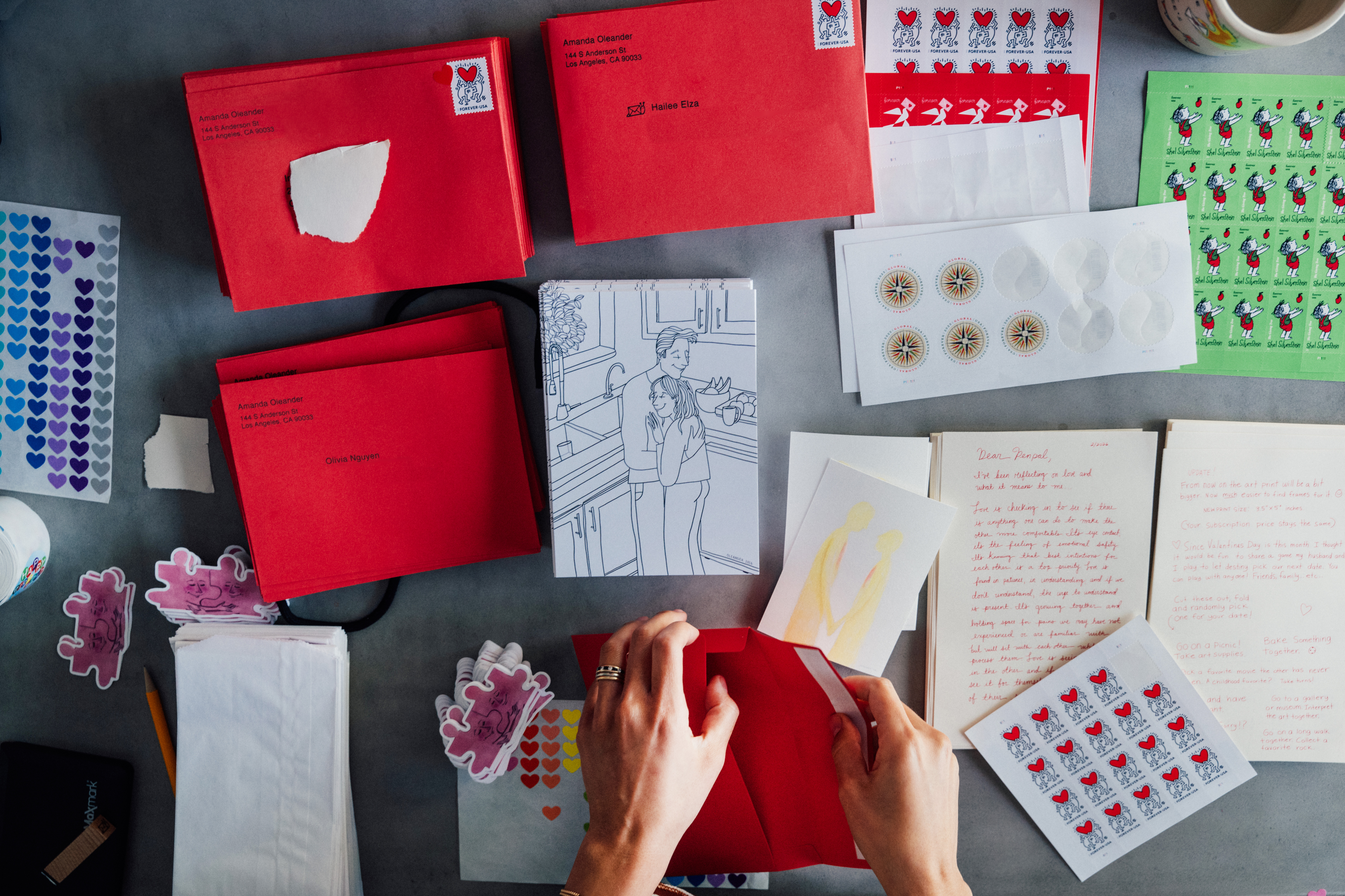 Through Handwritten Letters, One Artist Is Creating A Wave Of Love Across The World