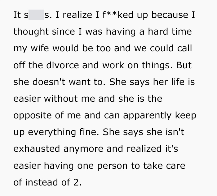 “I Ruined My Marriage”: Man Gets A Brutal Reality Check After Learning Wife’s Life Is Way Better Without Him