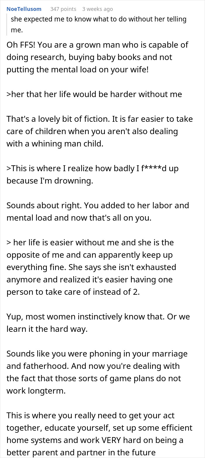 “I Ruined My Marriage”: Man Gets A Brutal Reality Check After Learning Wife’s Life Is Way Better Without Him