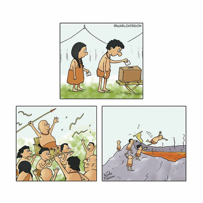 71 New Comics By Karlo Ferdon That Tell Funny Stories Without Saying A Thing