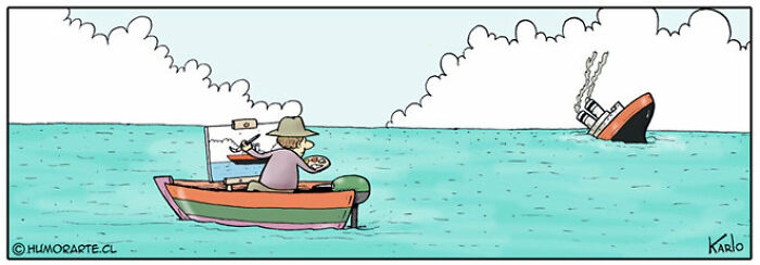 71 New Comics By Karlo Ferdon That Tell Funny Stories Without Saying A Thing