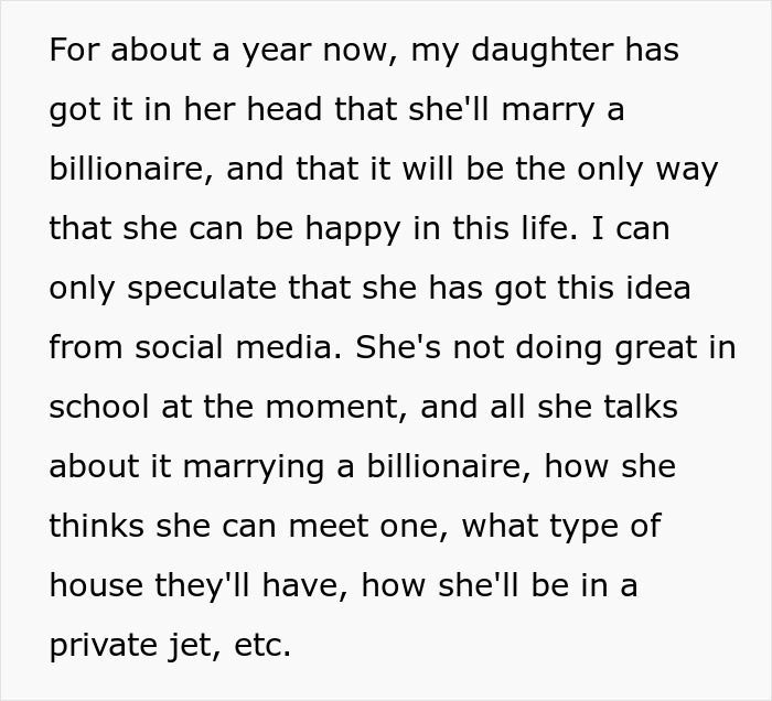 Woman Becomes Obsessed With The Idea Of Dating A Billionaire, Her Dad Gives Her A Reality Check